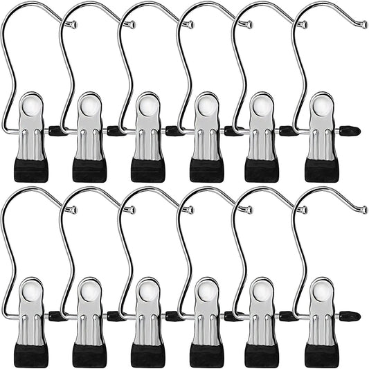 Heavy Metal Multifunction Cap Towel Hanger With Clips